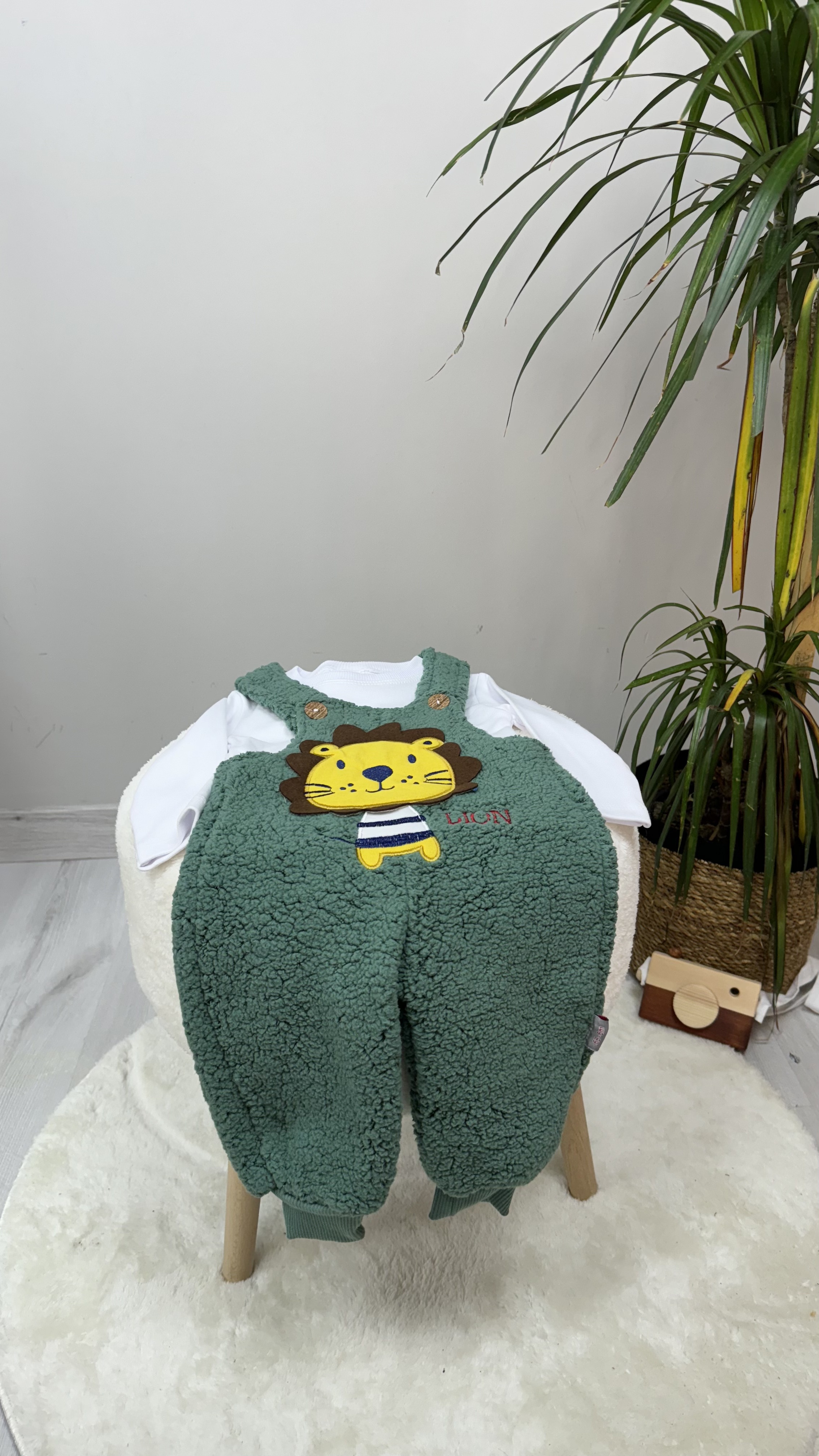 Pelüş Aslanlı Erkek Slopet