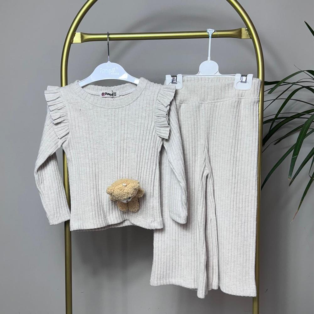 Fitilli İspanyol Paça Kız Çocuk Takım