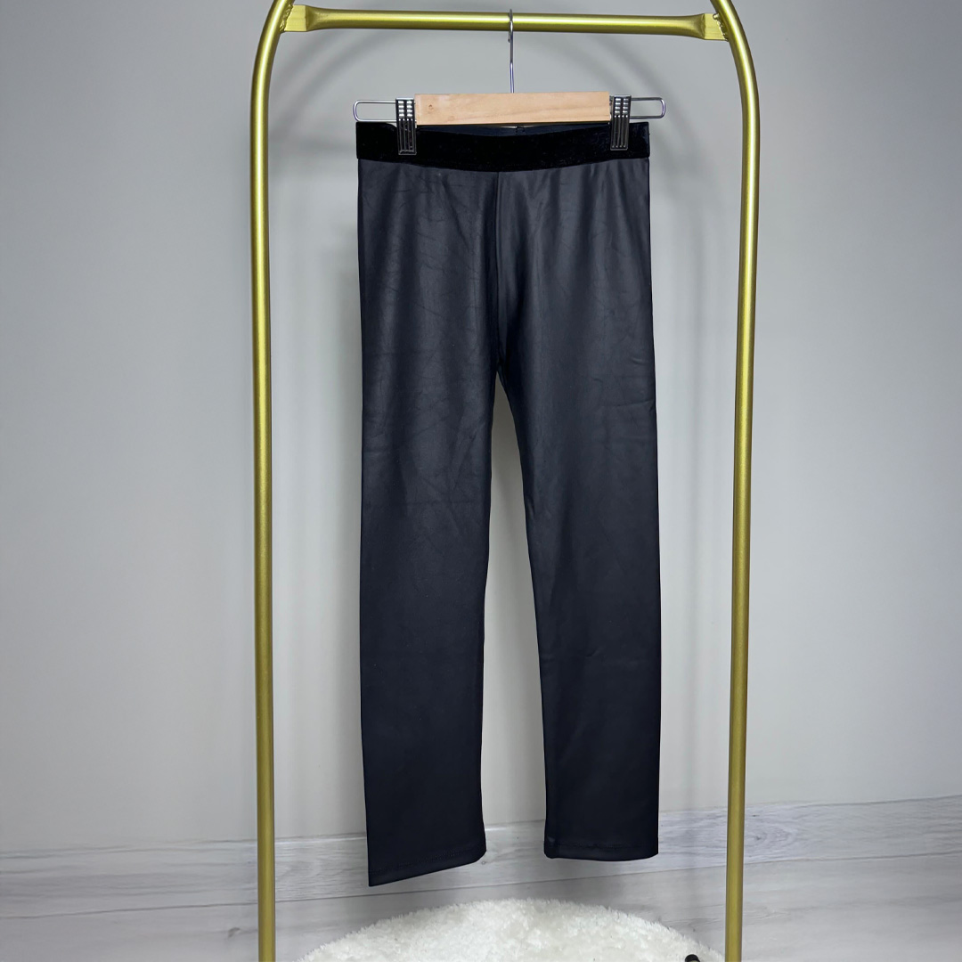 Kız Çocuk Deri Tayt