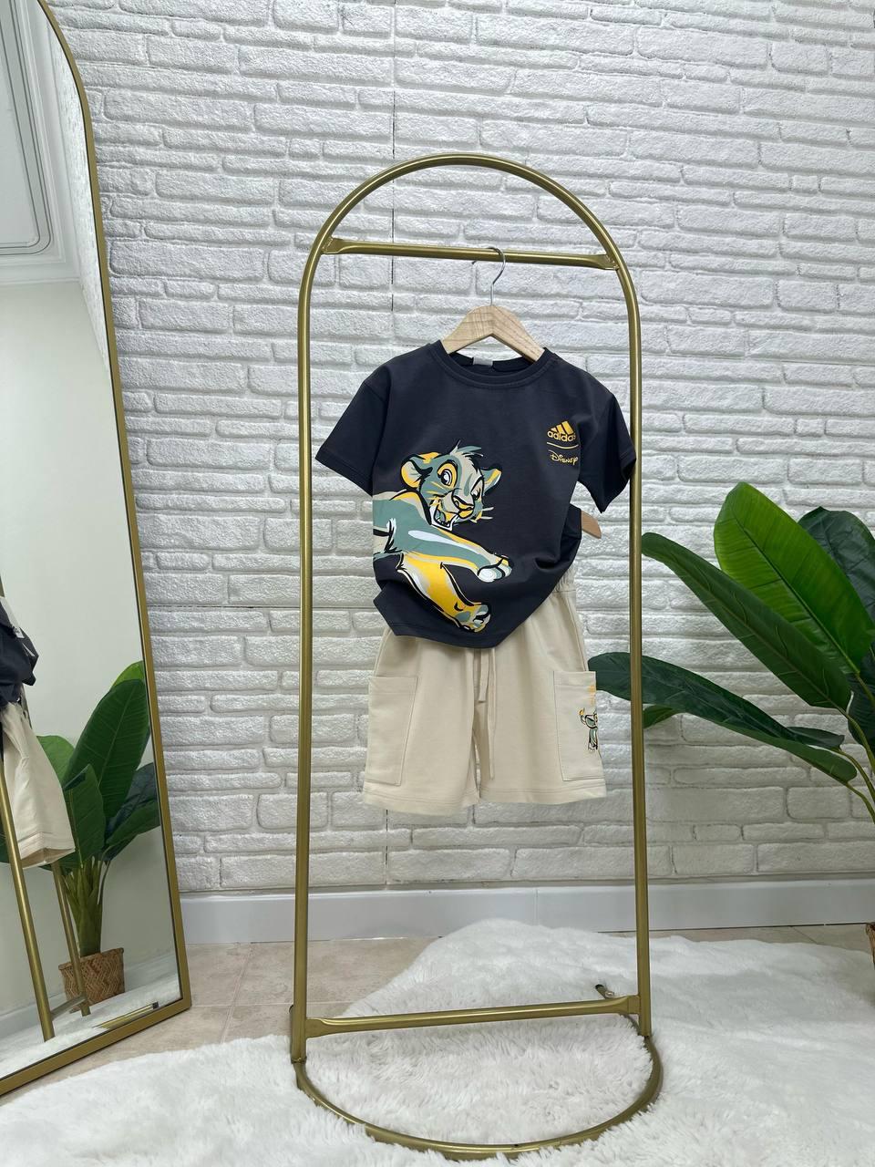 Lion King Baskılı Unisex Çocuk İkili Takım